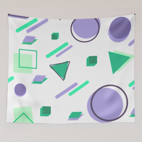 Item preview, Memphis Style Geometric designed and sold by TotallyRetroArt.
