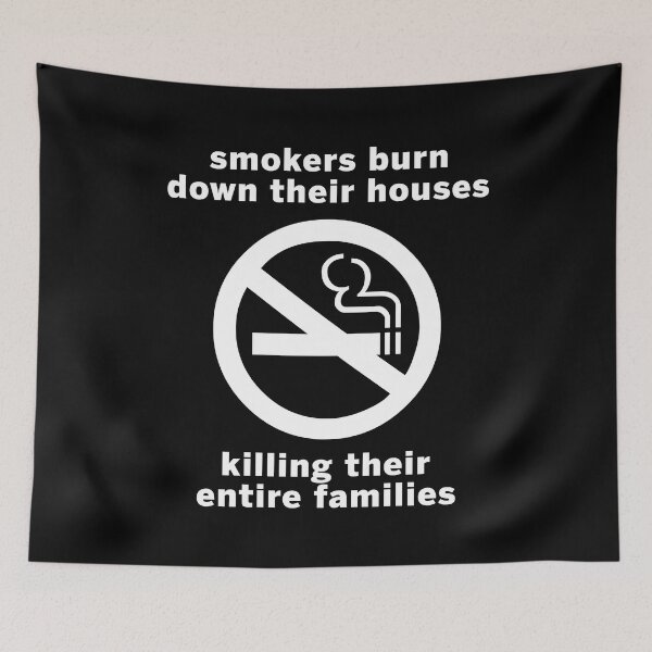 Item preview, Smokers burn down their houses killing their entire families designed and sold by kenishahembree.