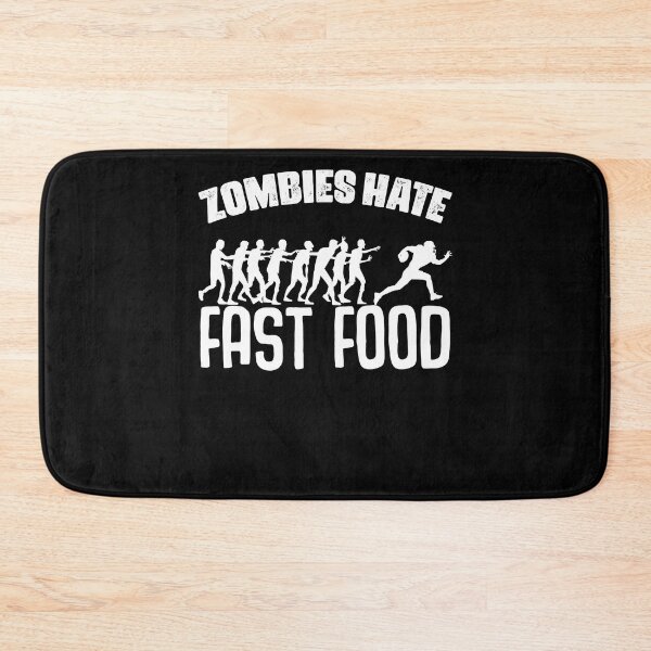 Item preview, Zombies Hate Fast Food Funny Football Player Zombie Fanatic designed and sold by Nessshirts.