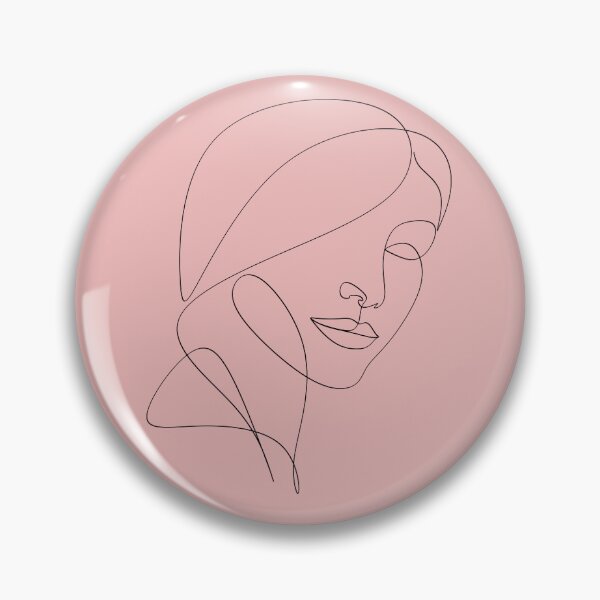 Item preview, Continuous line, drawing of set faces and hairstyle, fashion concept, woman beauty minimalist, vector illustration designed and sold by AllaLineArt.