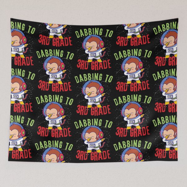 Item preview, Dabbing to 3rd grade space monkey designed and sold by reka88.