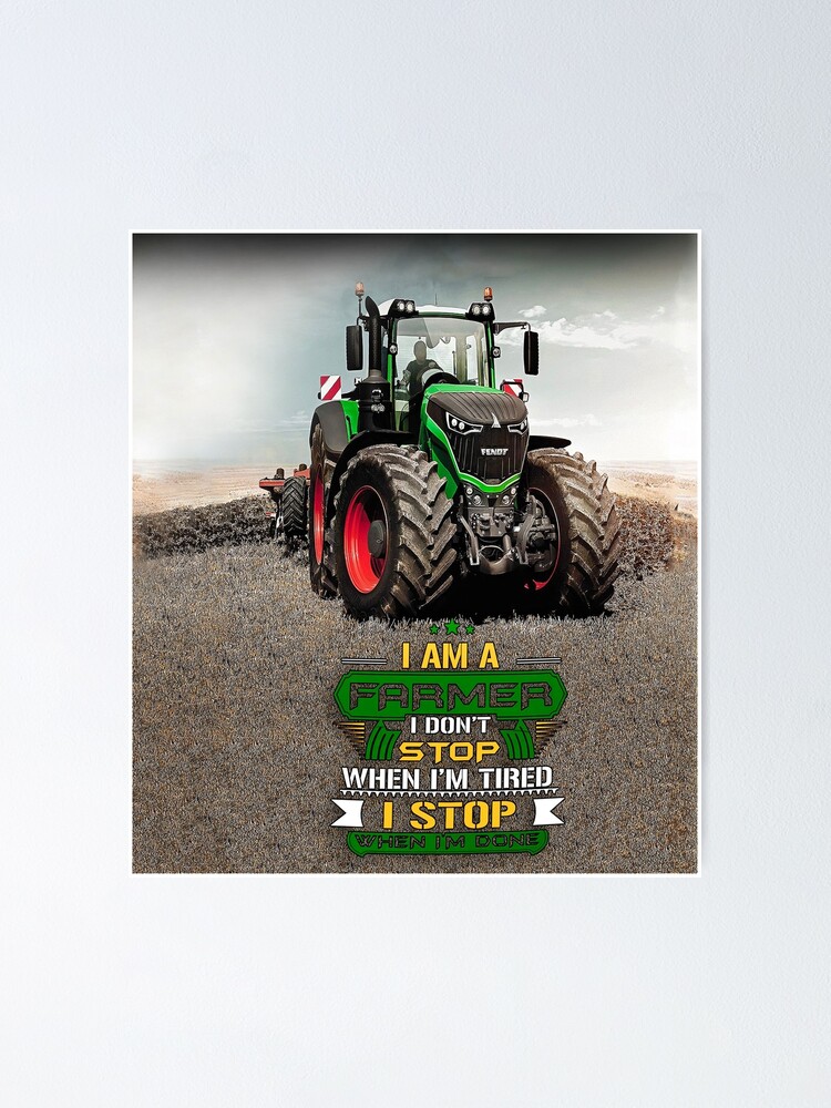 Love Tractor Fendt Tractor Farm | Poster