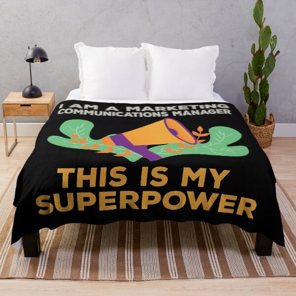 Item preview, I am a marketing communications manager this is my superpower, funny superpower lovers, job, humor, joke, meme, superhero worker designed and sold by SGS-.