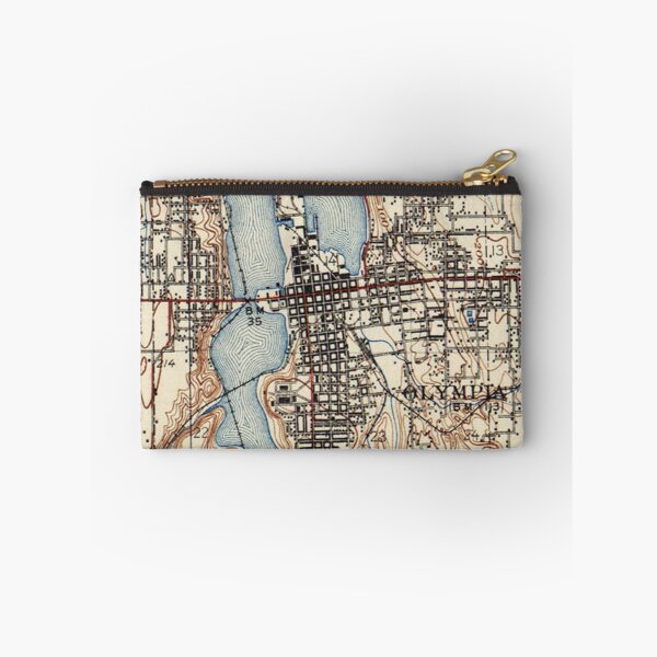 Item preview, Vintage Map of Olympia Washington (1934) designed and sold by BravuraMedia.