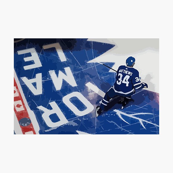Item preview, Auston Matthews Painting designed and sold by Positive Lad.