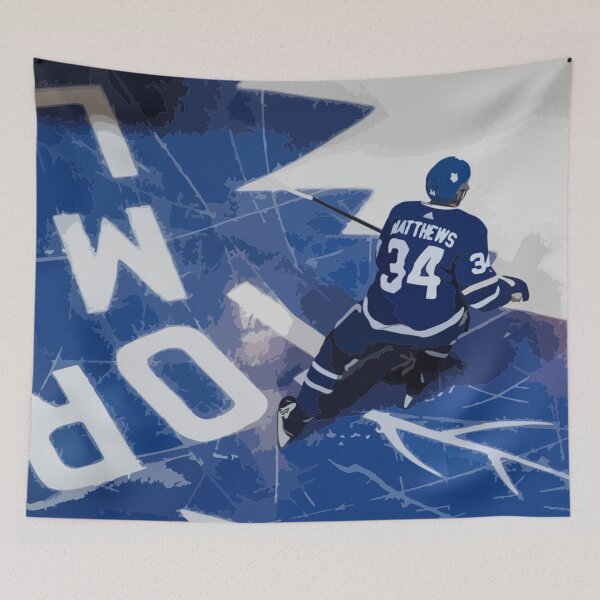 Item preview, Auston Matthews Painting designed and sold by Positive Lad.