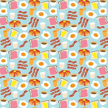 Artwork thumbnail, Breakfast Fun Pattern by Cynthia Arre