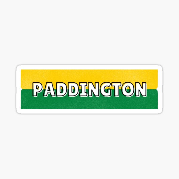 "Paddington Tube Stop District Circle" Sticker for Sale by AWDigitalDesign Redbubble