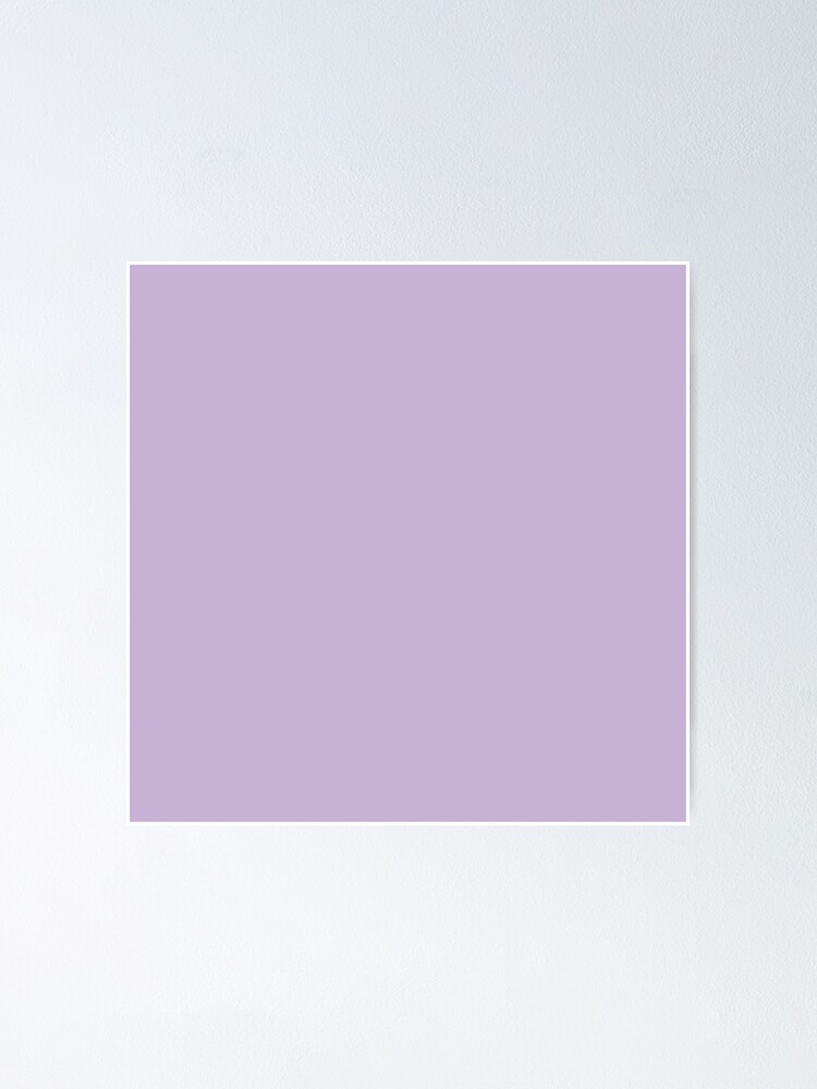 Plain Solid Color Soft Purple Elegant Pastel Violet Light Lavender Poster  for Sale by mimihuang creations