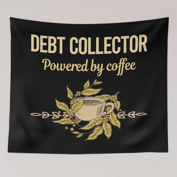 Aperçu de l'œuvre Alimenté par Coffee Debt Collector créée et vendue par toniabrendaom.
