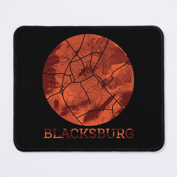 Item preview, Best Boys Girls Blacksburg Map Maroon And Orange Cute Photographic designed and sold by BetsyhillArts.