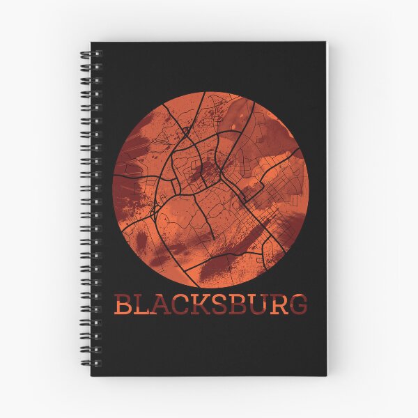 Item preview, Best Boys Girls Blacksburg Map Maroon And Orange Cute Photographic designed and sold by BetsyhillArts.