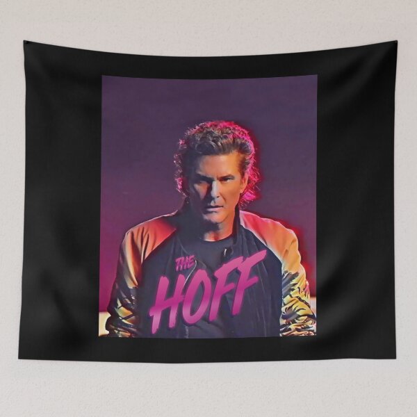 Item preview, The Hoff - David Hasselhoff Retro Allover Patten designed and sold by CARLABROCK1.