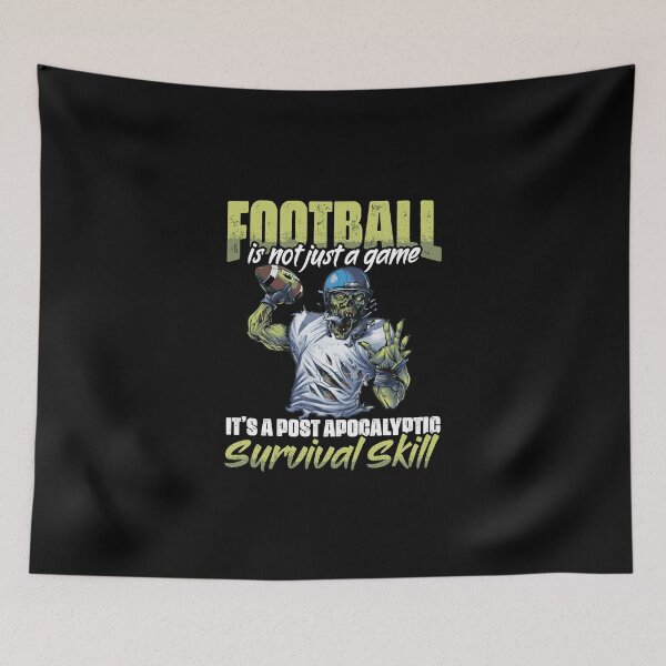Item preview, Post Apocalyptic Survival Funny Football Game For Zombie Fan designed and sold by Nessshirts.