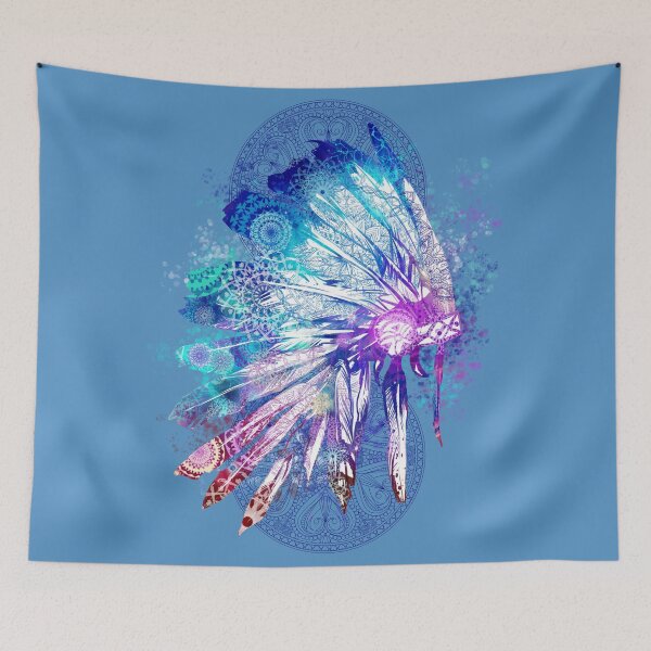 Item preview, mandala headdress designed and sold by BekimART.