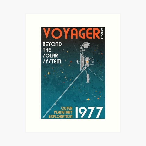 Item preview, Voyager: Beyond The Solar System 1977 designed and sold by BGALAXY.
