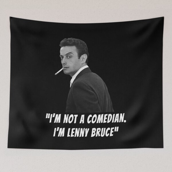 Item preview, Men Women I'm Not A Comedian Lenny Bruce Funny Men Fan designed and sold by JackFinestein.
