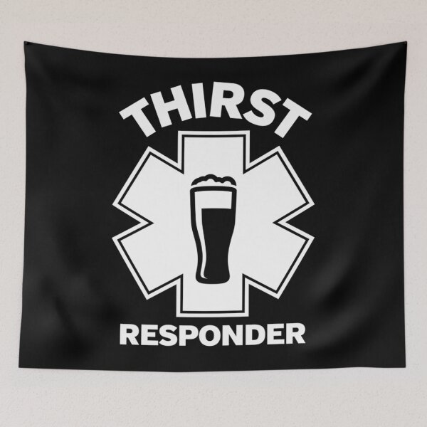 Item preview, Thirst Responder Diseño divertido para camareros de bares designed and sold by CARLABROCK1.