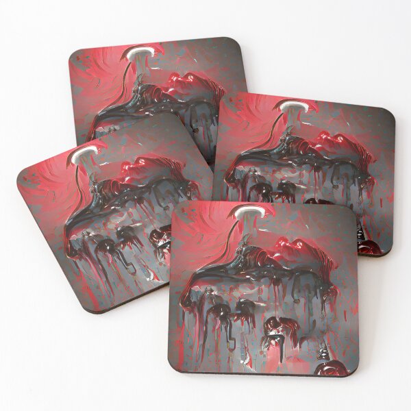 Item preview, Red and black melted designed and sold by Marcu Ioachim.
