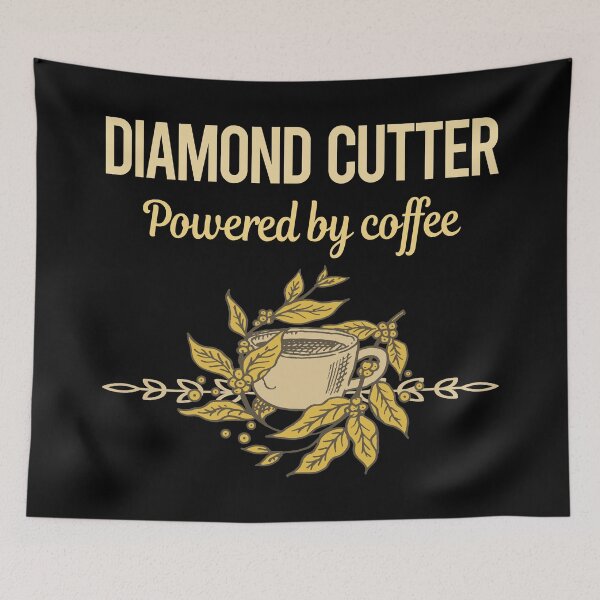 Item preview, Powered By Coffee Diamond Cutter designed and sold by toniabrendaom.