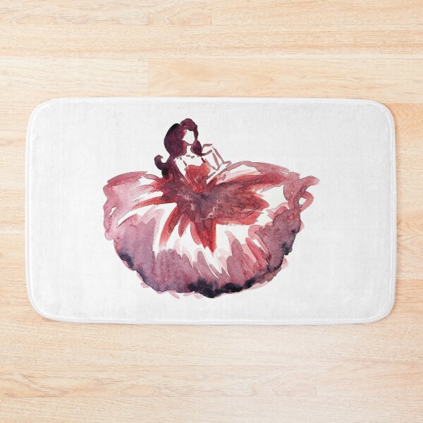 Item preview, Red Tulle and Satin designed and sold by Praline Creative.