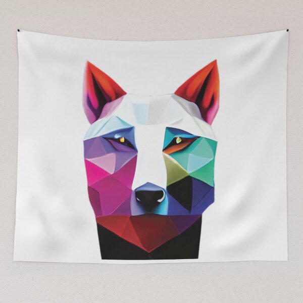 Item preview, colorful wolf Art / cute wolf  designed and sold by ralick.