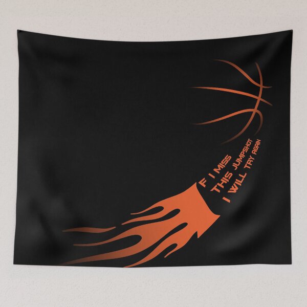 Item preview, If I Miss This Jumpshot I Will Try Again designed and sold by JenTrinhArt.