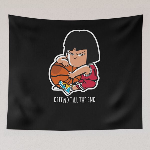 Item preview, Cute Basketball Girl - Defend Till The End designed and sold by COURT-VISION.