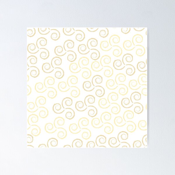 Item preview, Golden celtic spirals designed and sold by archiba.