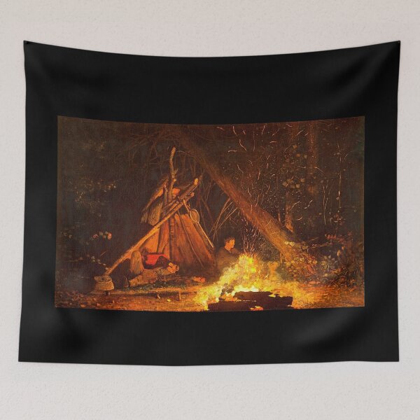 Item preview, Camp Fire by Winslow Homer designed and sold by KathteeDesign.
