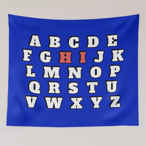 Item preview, Hi Alphabet - Back to School  designed and sold by Inspirationmotivation.