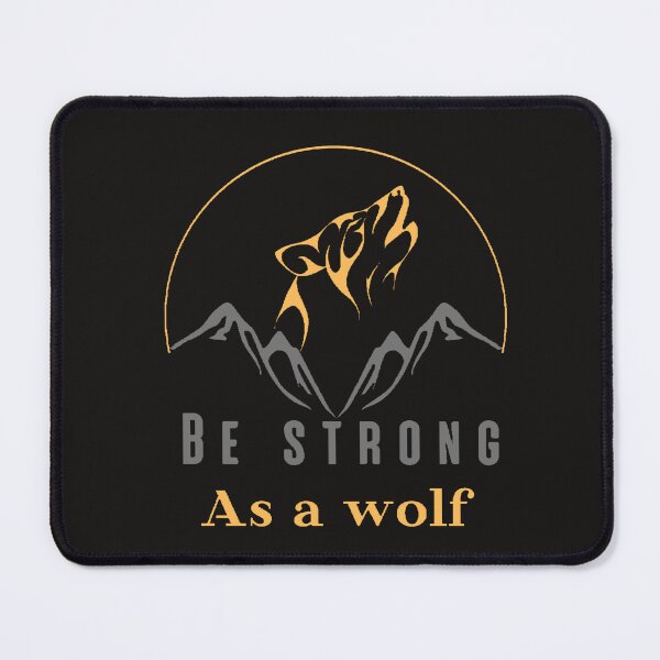 Item preview, Be strong as wolf t-shirt designed and sold by T-ShirtIn85.