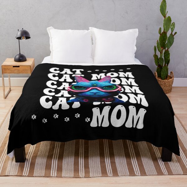 Item preview, funky neon COLORFUL cat MOM aesthetic meme designed and sold by cocomelon168.