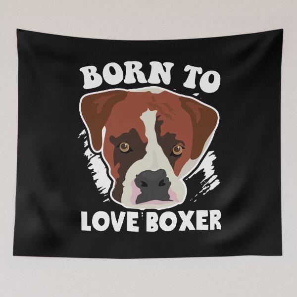 Item preview, Born To Love Boxer designed and sold by UnknownArtistt.