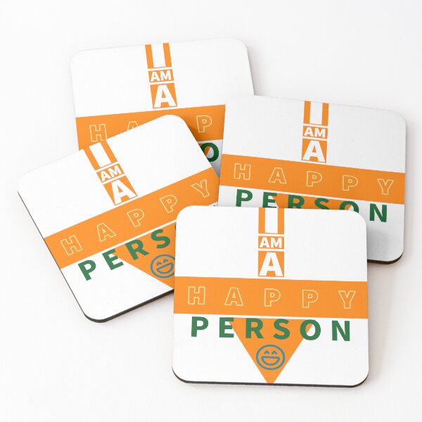 Item preview, I am a Happy Person Letter Design designed and sold by RiyonArts.
