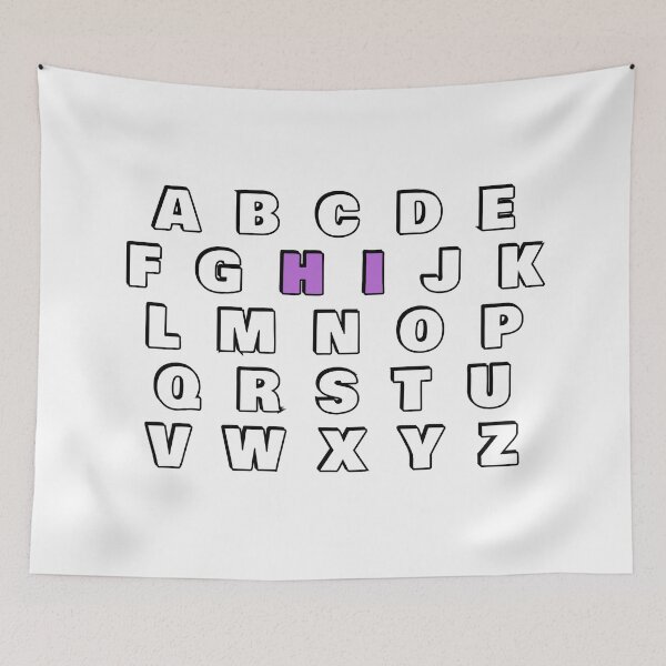 Item preview, Hi Alphabet - Back to School  designed and sold by Inspirationmotivation.