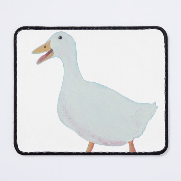 Item preview, White goose on white background designed and sold by MatsonArtDesign.