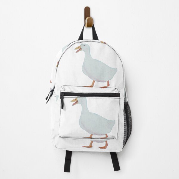 Item preview, White goose on white background designed and sold by MatsonArtDesign.