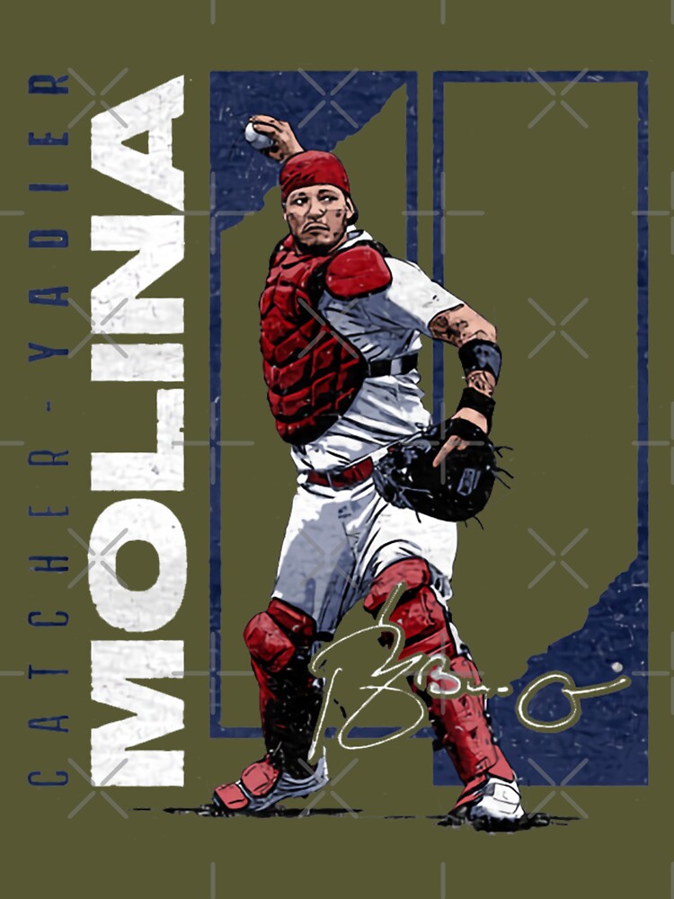 Yadier Molina Stretch Essential T-Shirt for Sale by wardwilliam90