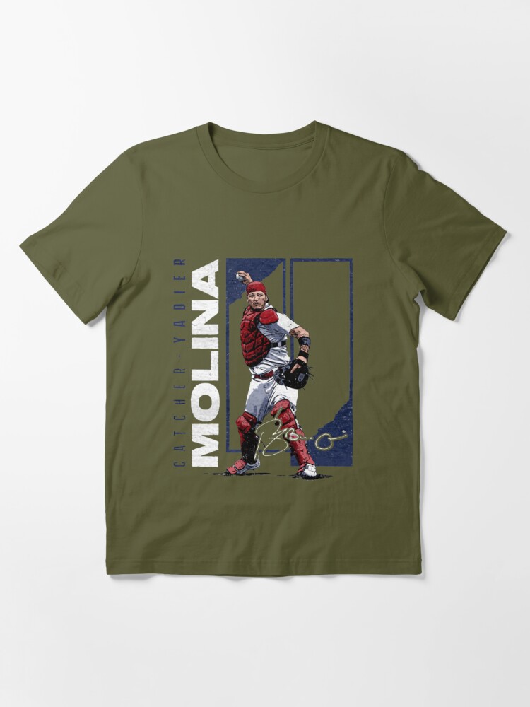 Yadier Molina Stretch Essential T-Shirt for Sale by wardwilliam90