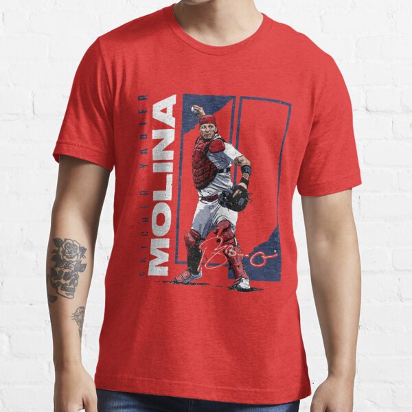 Yadier Molina Stretch Essential T-Shirt for Sale by wardwilliam90