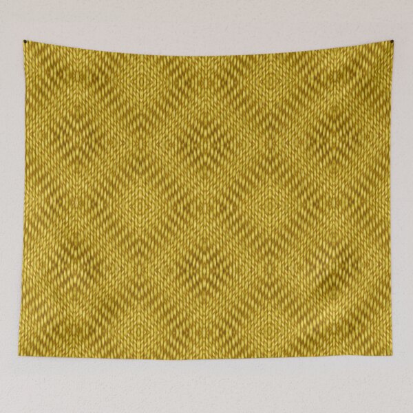 Item preview, Woven Rope - Mustard Yellow designed and sold by TotallyRetroArt.