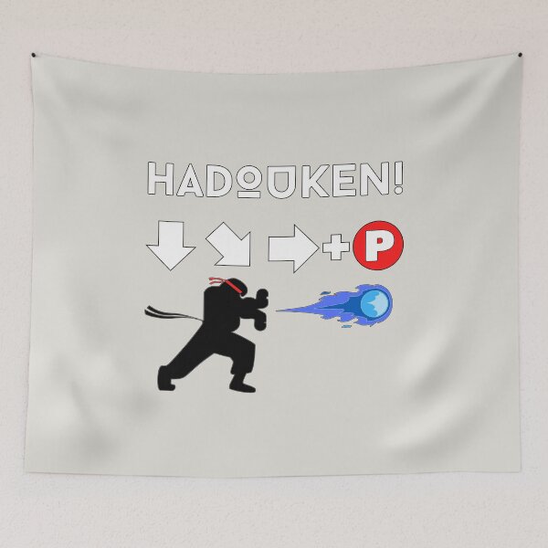 Artikelvorschau, Ryu, Street Fighter Hadouken Fireball Fan Art entworfen und verkauft von CupOfJoeInc.