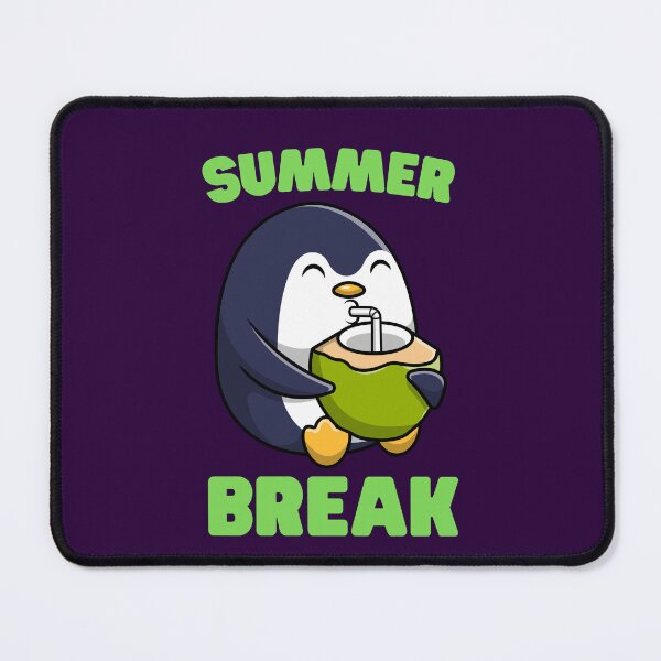 Item preview, Summer Break: Penguin Loves Coconut designed and sold by Keep Smiling.