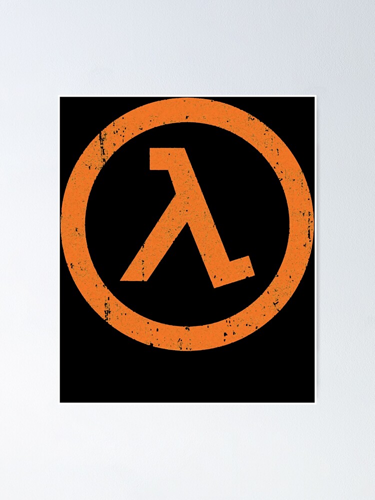 Half Life Lambda Symbol Poster For Sale By Sarigumba Redbubble 9146