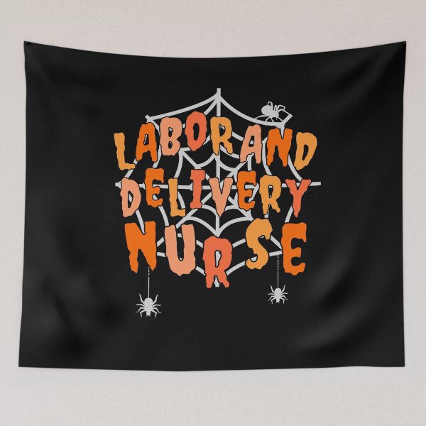 Item preview, Halloween Labor and Delivery Nurse- RN - Registered Nurse - Labor and Delivery Room Nurse designed and sold by CaitU.