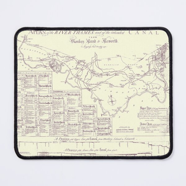Item preview, Plan of River Thames and Intended Canal designed and sold by Malcolm Walker.