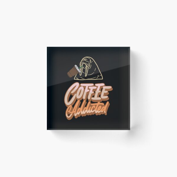 Item preview, Coffee Addict Walrus designed and sold by The Love Quill.