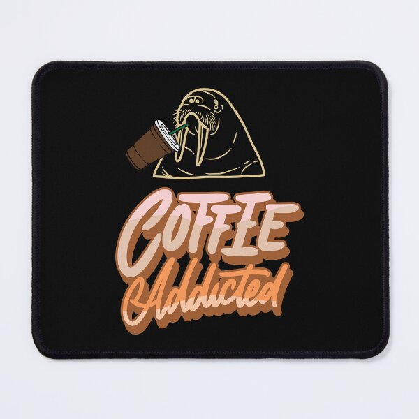 Item preview, Coffee Addict Walrus designed and sold by The Love Quill.