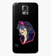 Hexagon Goggles Girl Case/Skin for Samsung Galaxy